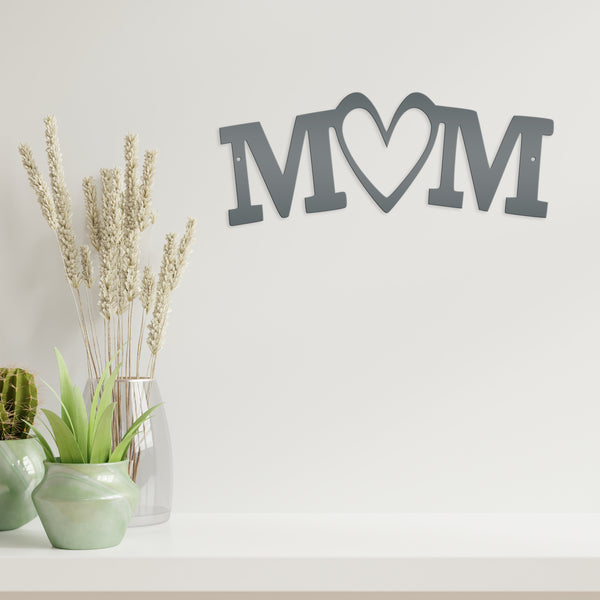 Mom Heart Love Monogram