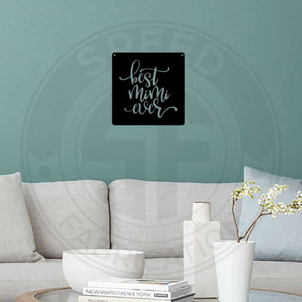 Mimi Grandmother Metal Sign Gift Grandma Gift