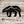 Bear Silhouette With Mountain Scene Metal Sign