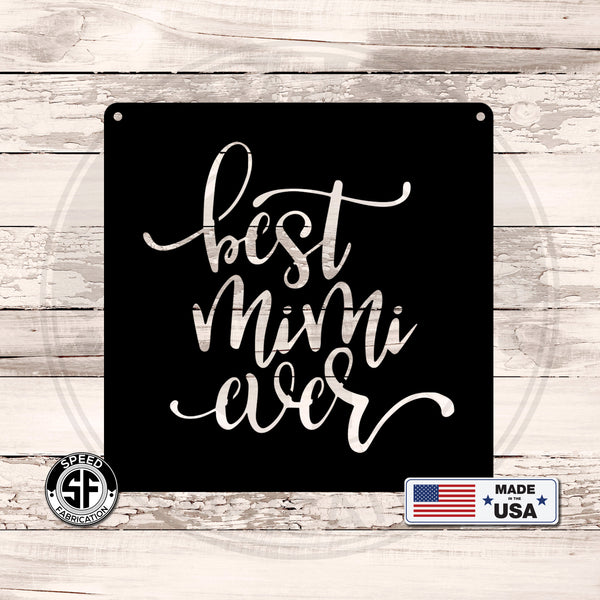 Mimi Grandmother Metal Sign Gift Grandma Gift