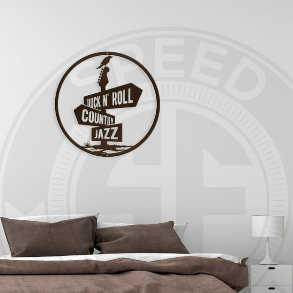 Music Genre Road Sign Board Metal Sign