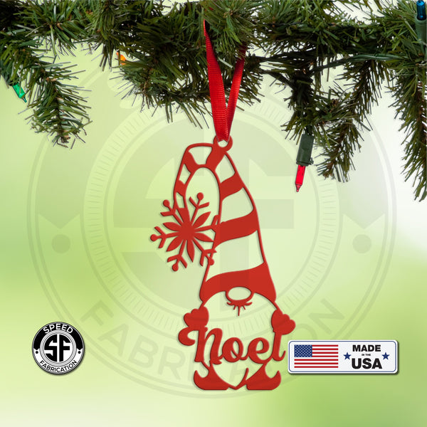 Assorted Gnomes Metal Christmas/Holiday Ornaments