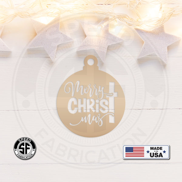 Assorted Christian Themed Metal Christmas/Holiday Ornaments