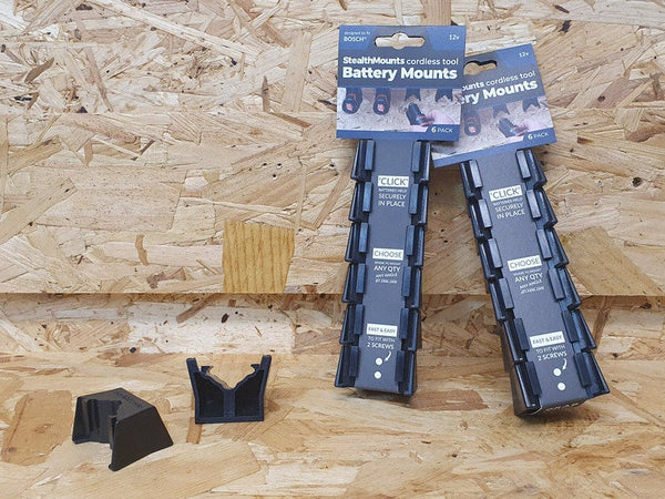 Stealth Mounts Bosch 10.8V 12V Battery Mounts