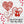Assorted Red Valentine Hearts / Valentine Gift Metal Signs
