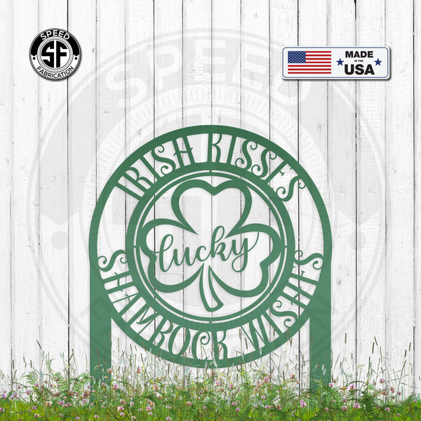 Assorted St. Patrick's Day Decor Metal Yard Stakes- St. Patty's Day
