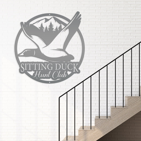 Personalized Duck Hunt Club Metal Sign - Duck Hunting