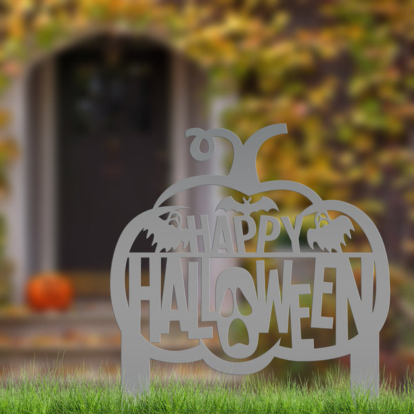 Happy Halloween Metal Decor