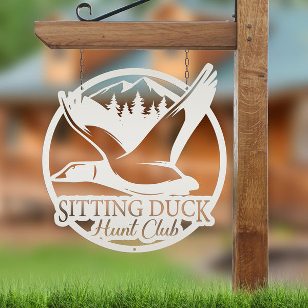 Personalized Duck Hunt Club Metal Sign - Duck Hunting