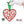 Scrolled Heart Metal Ornament - Christmas Decor