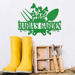 Custom Garden Tools Sign - Outdoor Garden Sign - Custom Garden Stake - Mother's Day Gift