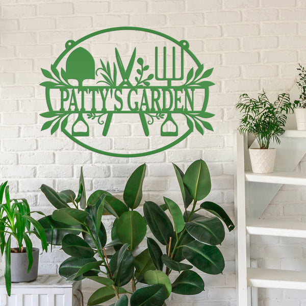 Personalized Garden Sign, Hanging Garden Sign