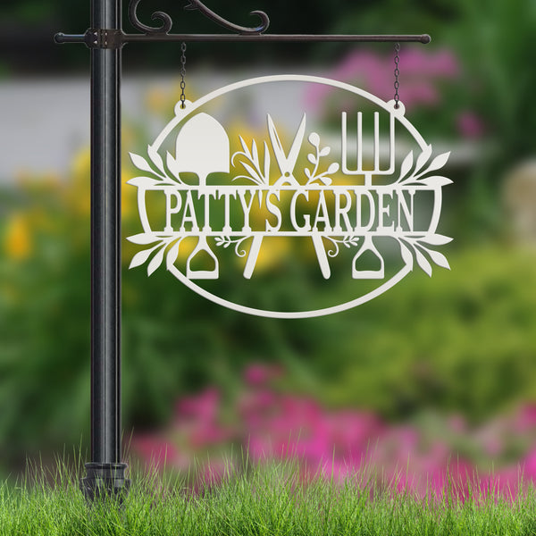 Personalized Garden Sign, Hanging Garden Sign