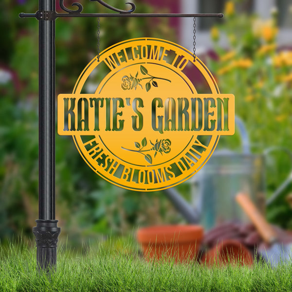 Custom Rose Garden Sign