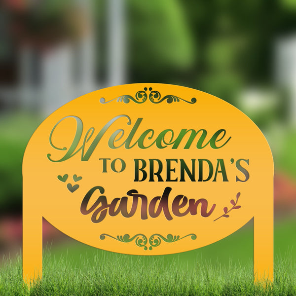 Decorative Custom Garden Sign for the Lawn-Flower Bed -Yard