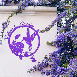 Custom Hummingbird Sign, Mother's Day Gift Idea, Hummingbird Gift