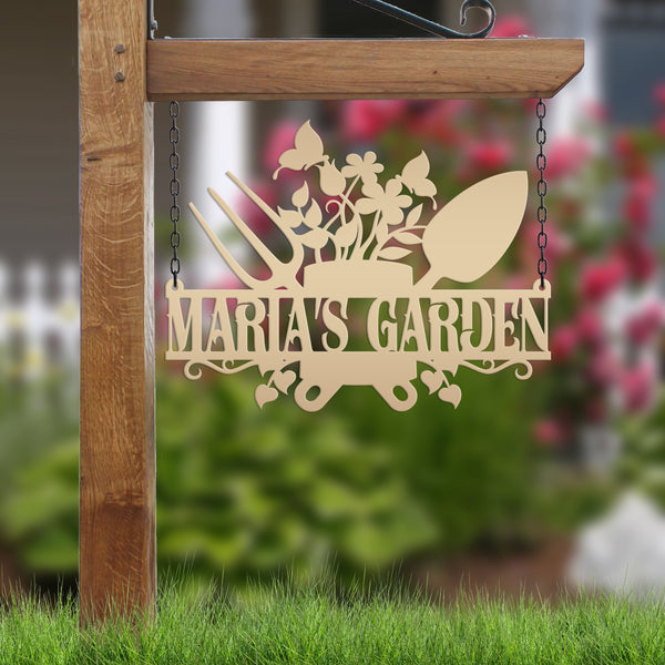 Garden Tool Sign and Decoration