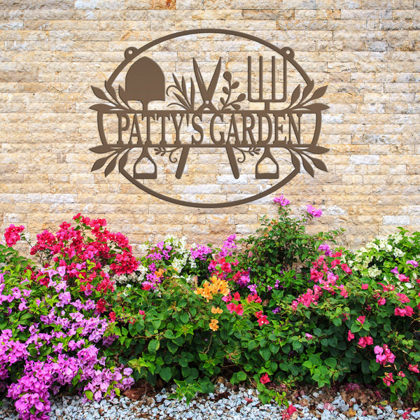 Personalized Garden Sign, Hanging Garden Sign